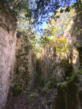 Sa Brecca de is tapparas bei Perdasdefogu - Tiefe, erwanderbare Schlucht bei Perdasdefogu