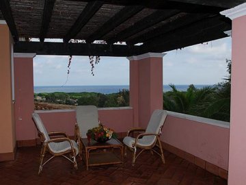 Terras - Appartementen Belvedere - Orosei - Sardinië