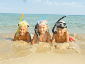 RR Sardinie met kinderen